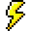 Rayo en pixel-art